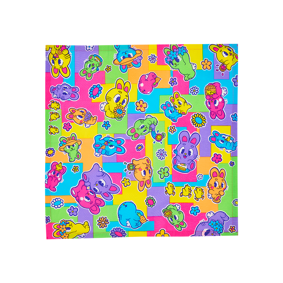 Bunnies Picnic - 50cm x 50cm