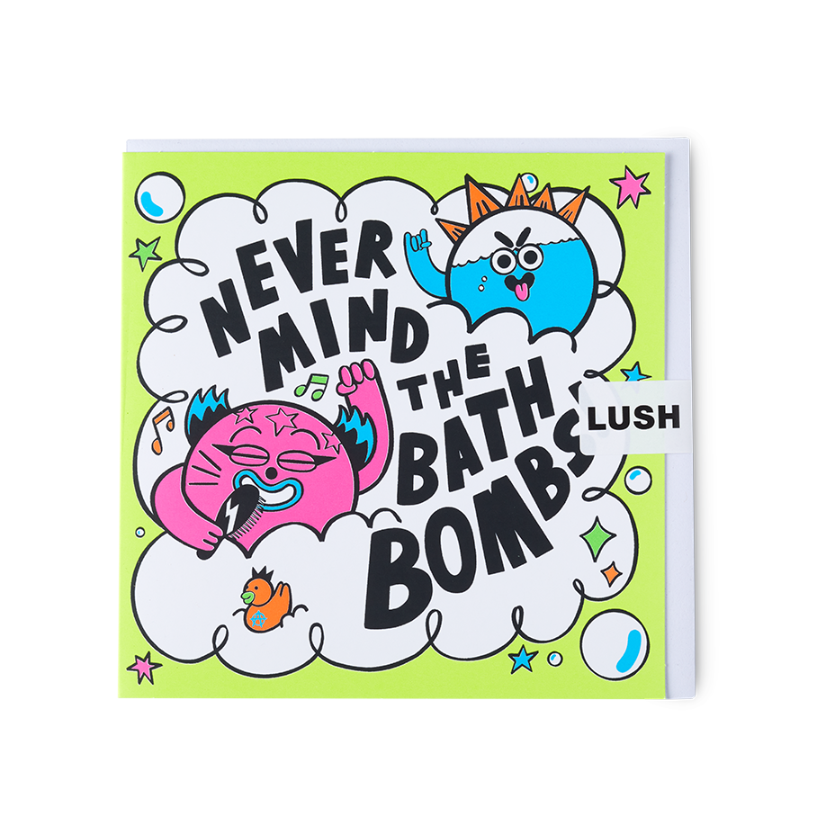 Never Mind the Bath Bombs - 15cm x 15cm